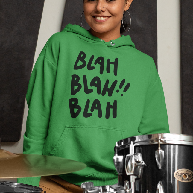 Chill Vibe Graphic Hoodie - "BLAH BLAH BLAH"