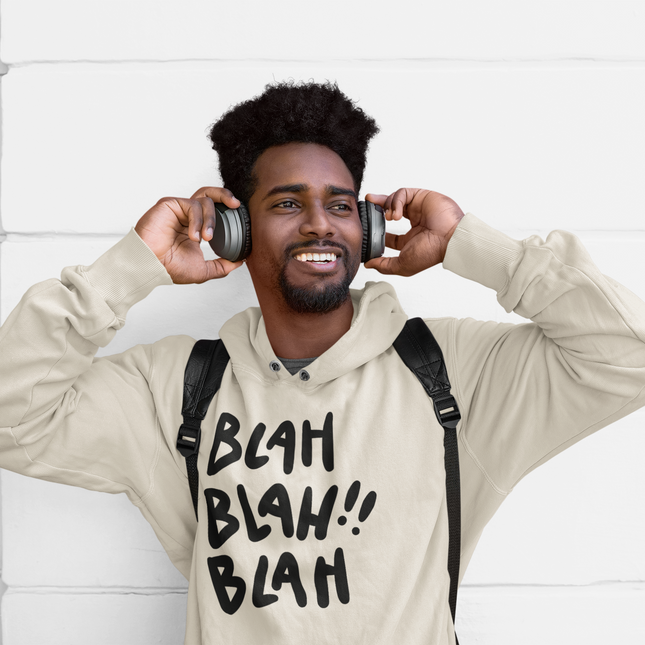 Chill Vibe Graphic Hoodie - "BLAH BLAH BLAH"