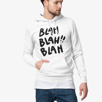 Chill Vibe Graphic Hoodie - "BLAH BLAH BLAH"