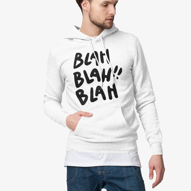 Chill Vibe Graphic Hoodie - "BLAH BLAH BLAH"