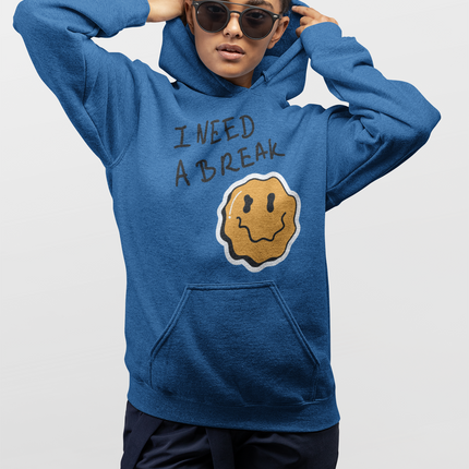 I Need A Break Hoodie - Sweatshirt for Relaxation