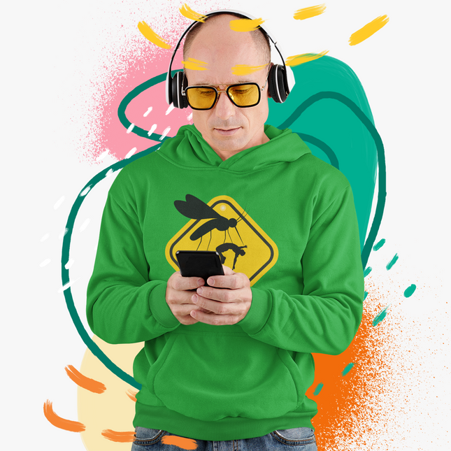 Carried Away Sweatshirt - Warning: Mosquitos