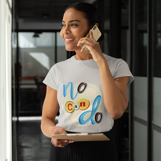 T-shirt sculpté « No Can Do » 