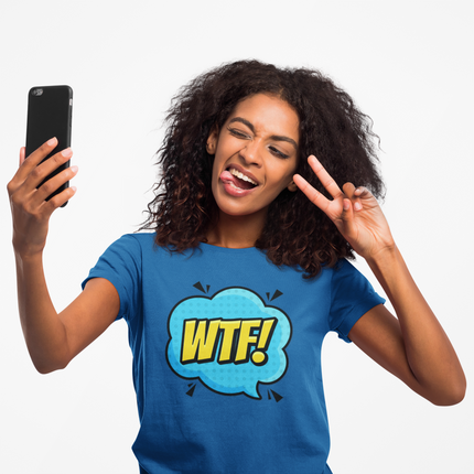 WTF!' Graphic Classic Tee