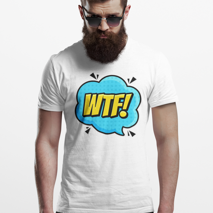 WTF!' Graphic Classic Tee