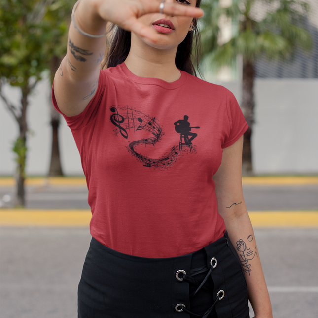 T-shirt sculpté Musical Vibe Wave 