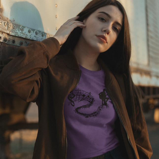 T-shirt sculpté Musical Vibe Wave 