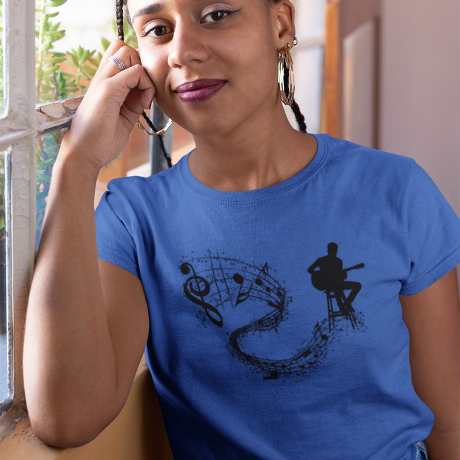 T-shirt sculpté Musical Vibe Wave 