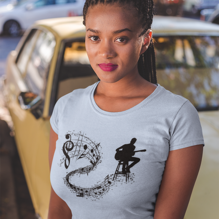 T-shirt sculpté Musical Vibe Wave 