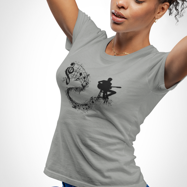 T-shirt sculpté Musical Vibe Wave 
