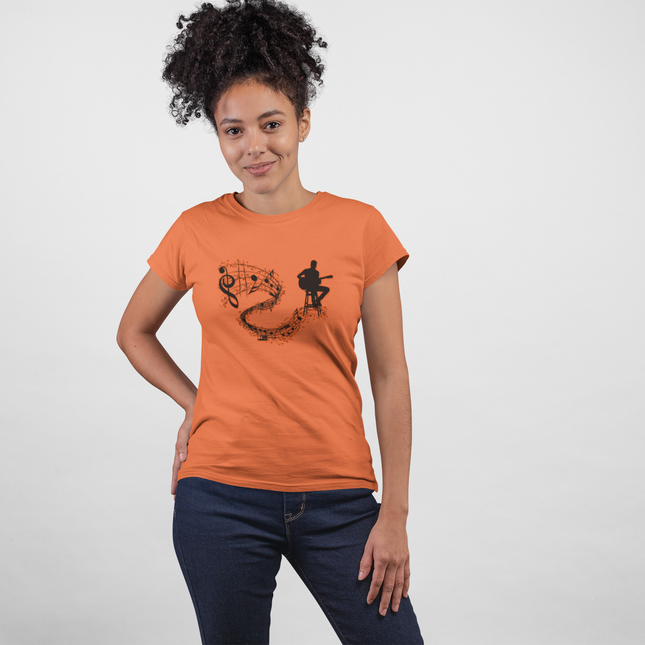 T-shirt sculpté Musical Vibe Wave 