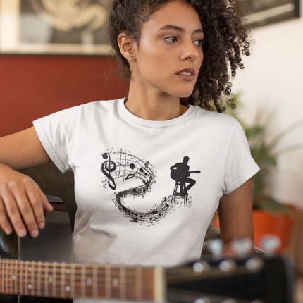 T-shirt sculpté Musical Vibe Wave 