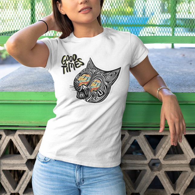 T-shirt sculpté Good Times Cat 