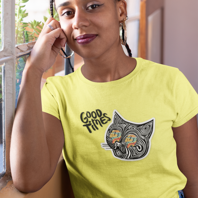 T-shirt sculpté Good Times Cat 