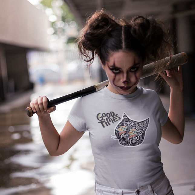T-shirt sculpté Good Times Cat 