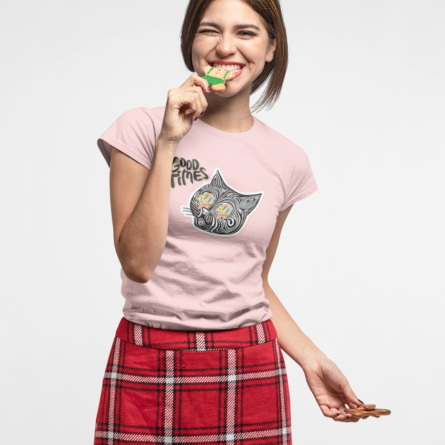 T-shirt sculpté Good Times Cat 