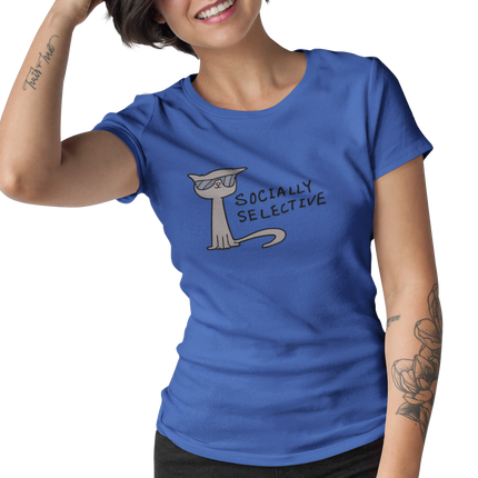 T-shirt sculpté socialement sélectif 