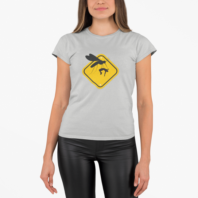 T-shirt sculpté « Attention aux moustiques » 