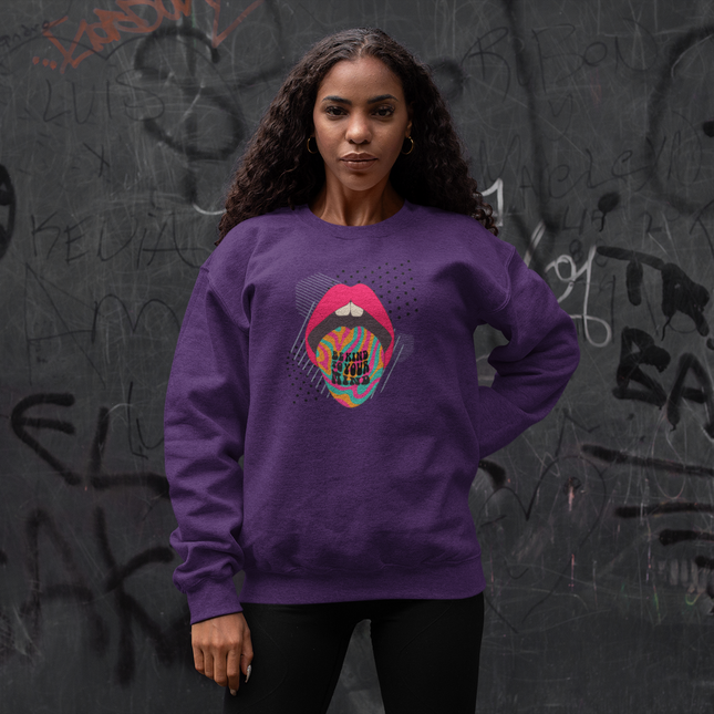 Sweat-shirt Soyez gentil, libérez votre esprit 