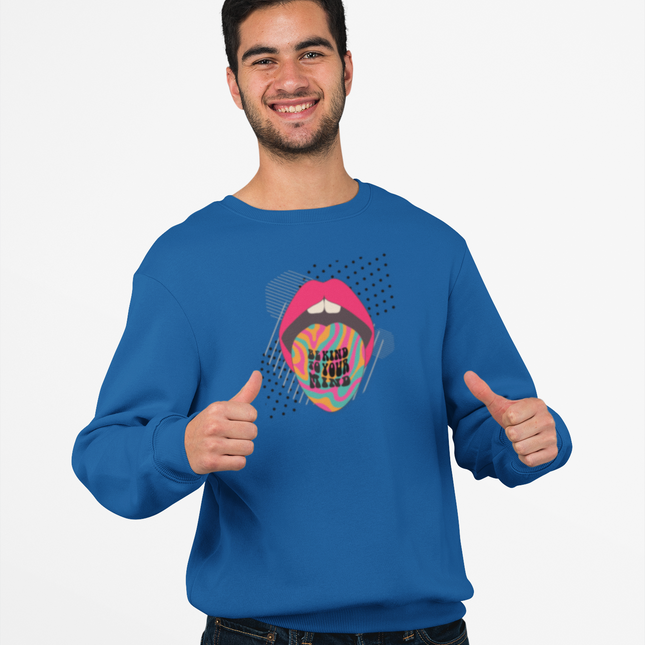 Sweat-shirt Soyez gentil, libérez votre esprit 