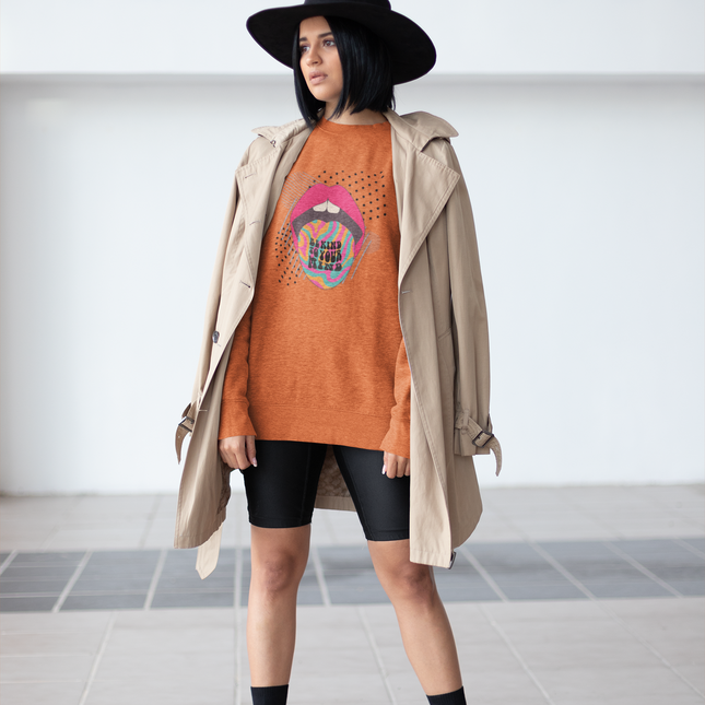 Sweat-shirt Soyez gentil, libérez votre esprit 