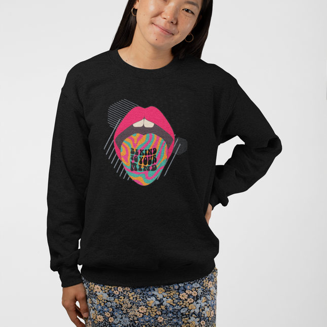 Sweat-shirt Soyez gentil, libérez votre esprit 