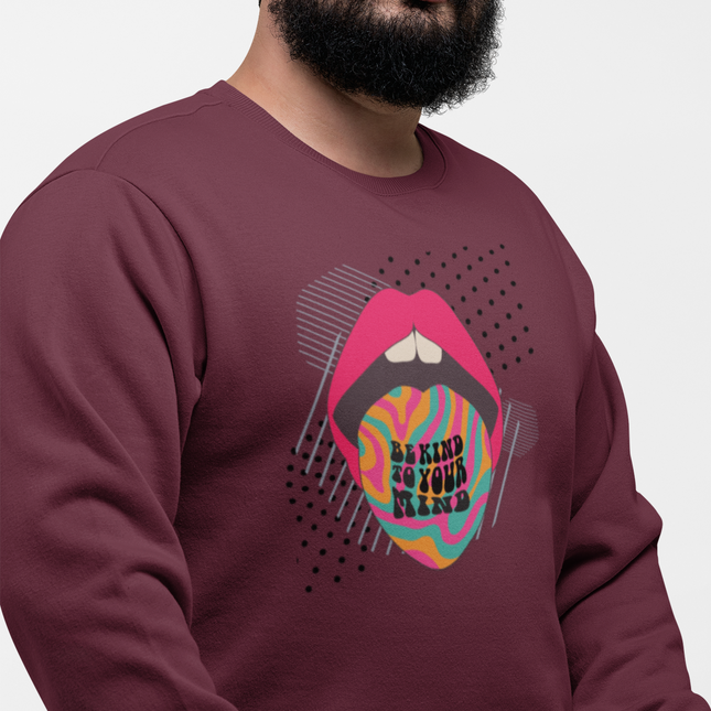 Sweat-shirt Soyez gentil, libérez votre esprit 