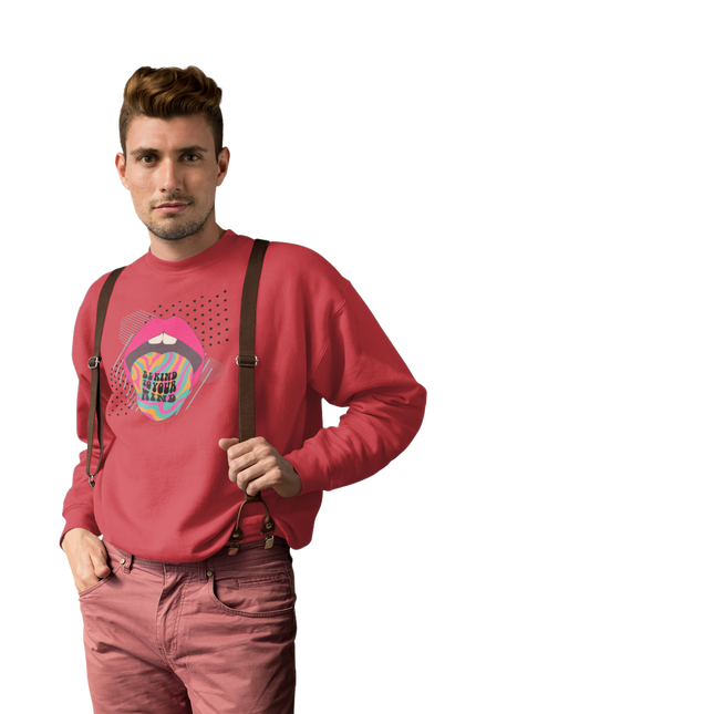 Sweat-shirt Soyez gentil, libérez votre esprit 