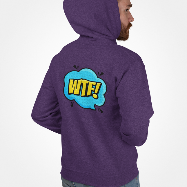WTF! Full Zip Hoodie - Fun and Casual Wear