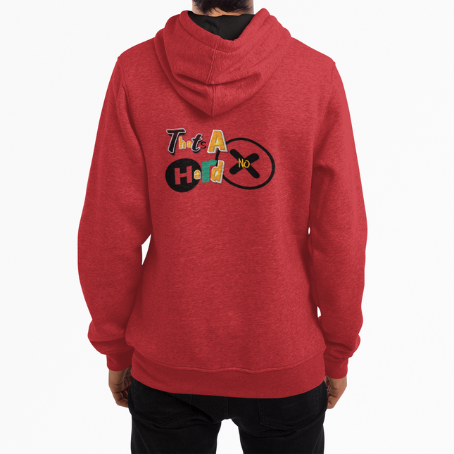'That's A Hard No' Graphic - Cozy Full Zip Hoodie