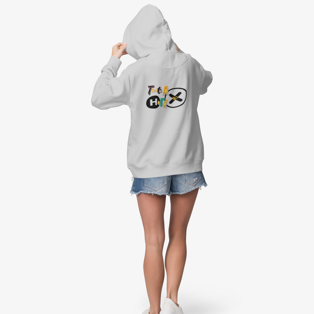 'That's A Hard No' Graphic - Cozy Full Zip Hoodie