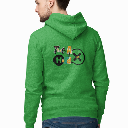 'That's A Hard No' Graphic - Cozy Full Zip Hoodie