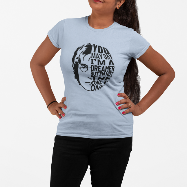 T-shirt sculpté avec paroles de « Dreamer » de John Lennon 