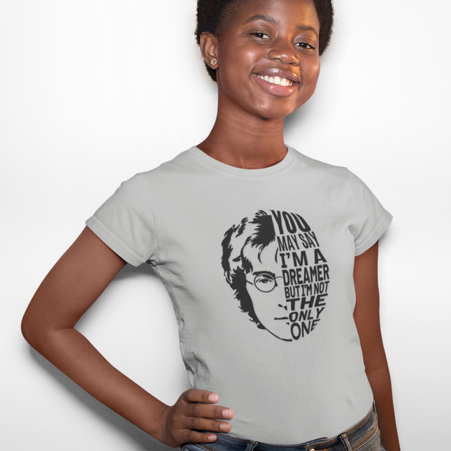 T-shirt sculpté avec paroles de « Dreamer » de John Lennon 