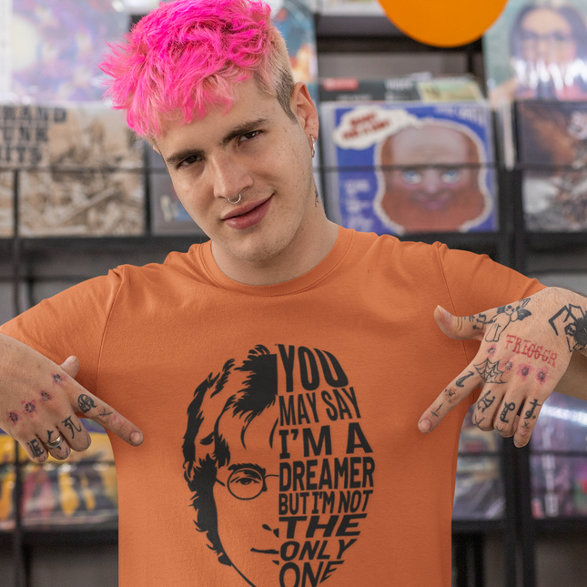 John Lennon Quote Dreamer Classic Tee