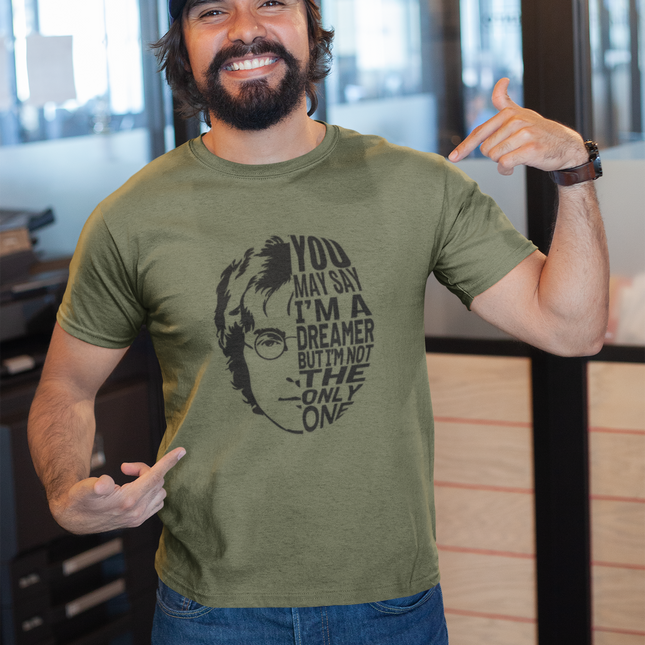 John Lennon Quote Dreamer Classic Tee