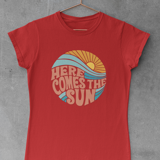 T-shirt sculpté Here Comes the Sun 