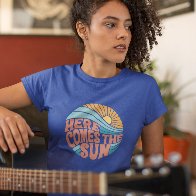 T-shirt sculpté Here Comes the Sun 