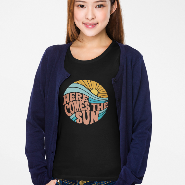 T-shirt sculpté Here Comes the Sun 