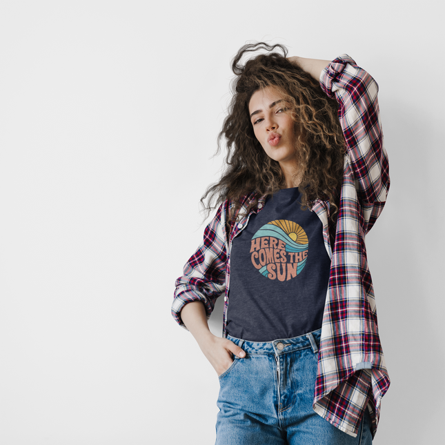 T-shirt sculpté Here Comes the Sun 