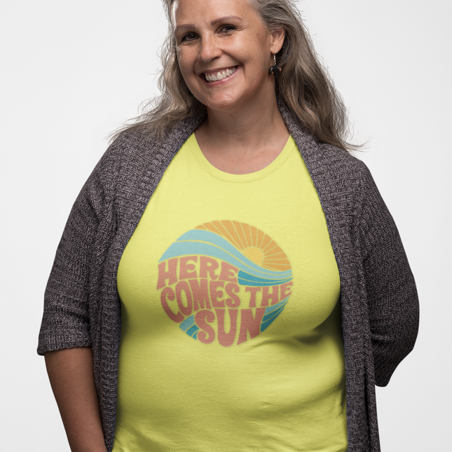 T-shirt sculpté Here Comes the Sun 