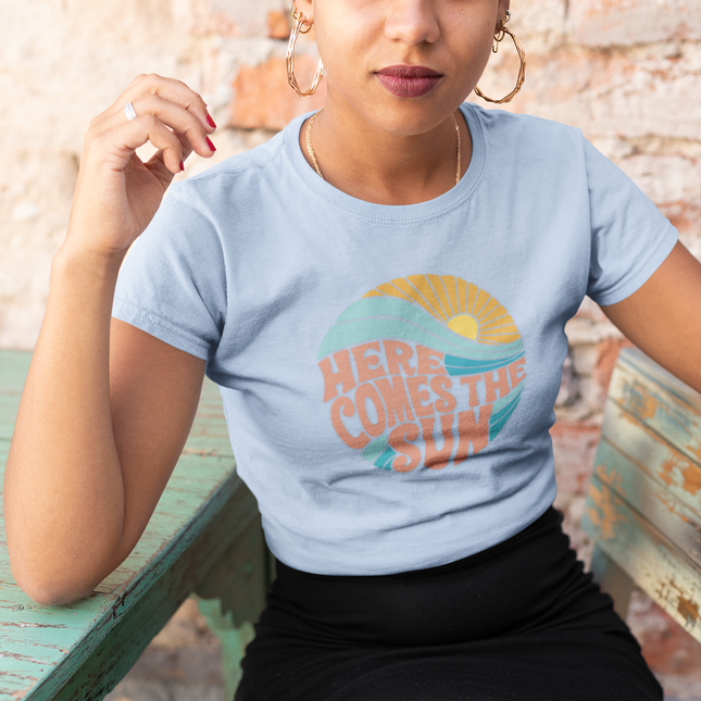 T-shirt sculpté Here Comes the Sun 