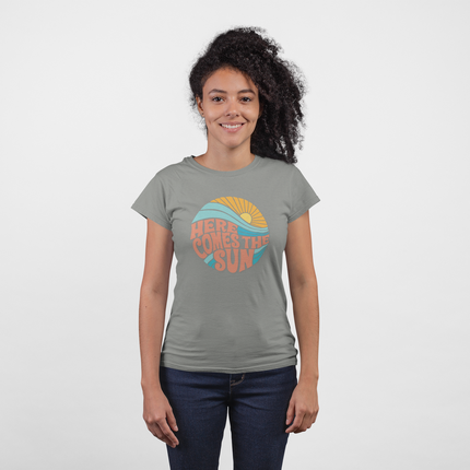 T-shirt sculpté Here Comes the Sun 