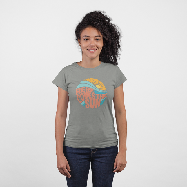 T-shirt sculpté Here Comes the Sun 