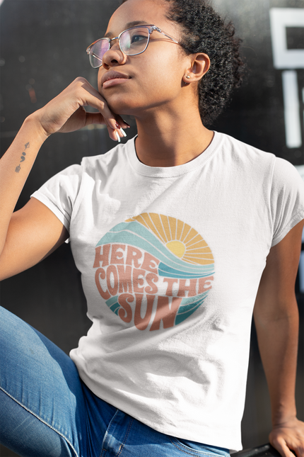 T-shirt sculpté Here Comes the Sun 