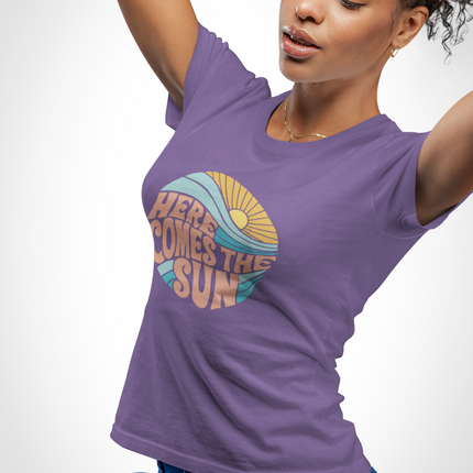 T-shirt sculpté Here Comes the Sun 