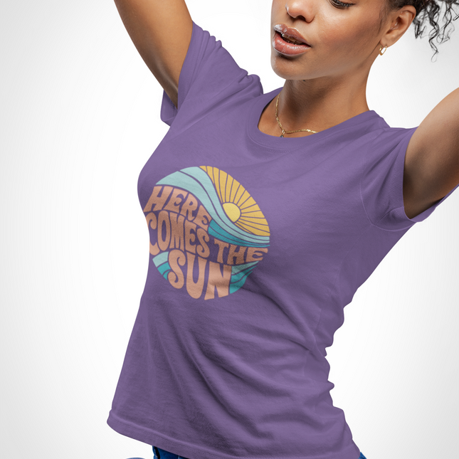 T-shirt sculpté Here Comes the Sun 