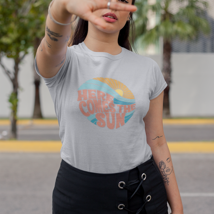 T-shirt sculpté Here Comes the Sun 
