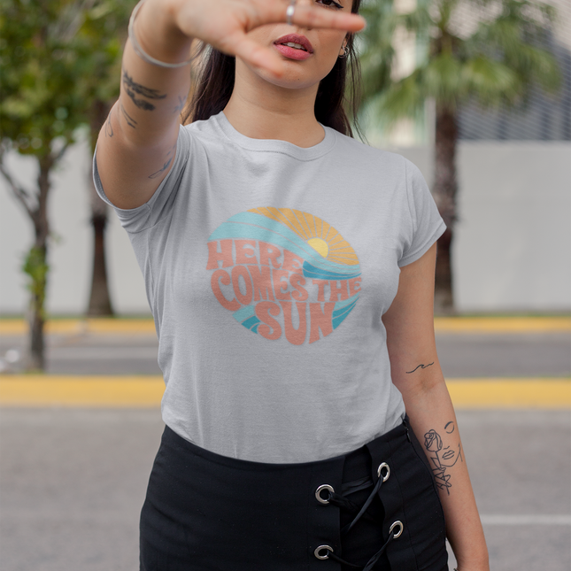 T-shirt sculpté Here Comes the Sun 