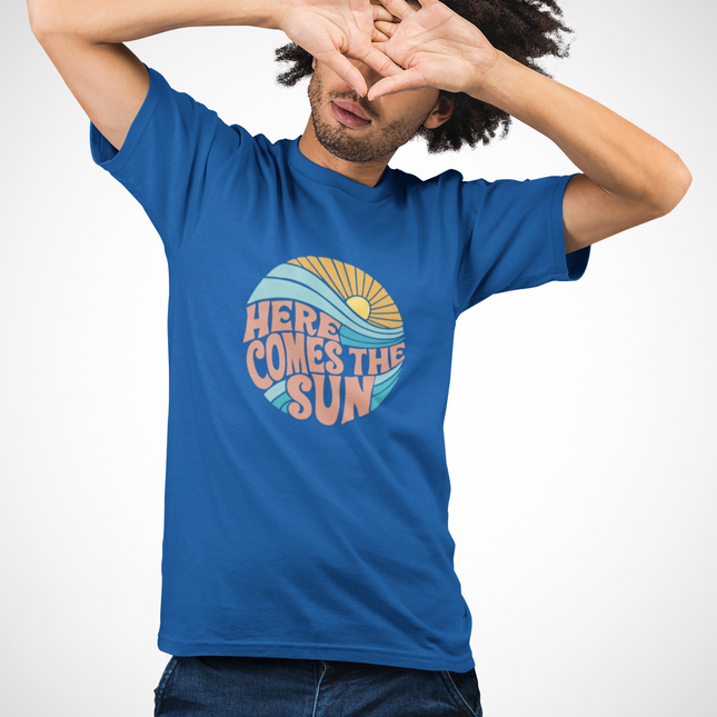 Sunshine Vibes Classic Tee- 'Here Comes the Sun'